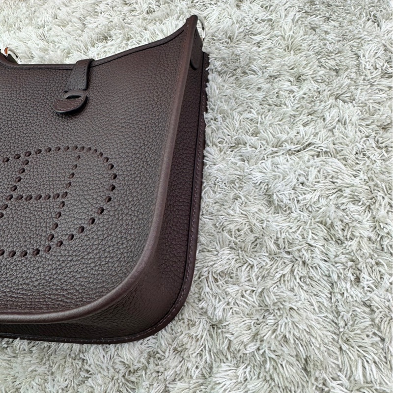 愛馬仕～Hermes  Evelyne16 馬鞍紅 /紅棕色  銀釦  Z刻  ⭕️全新⭕️膠膜未撕⭕️-11