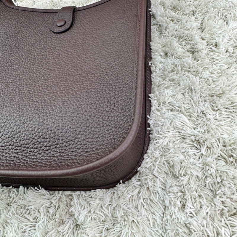 愛馬仕～Hermes  Evelyne16 馬鞍紅 /紅棕色  銀釦  Z刻  ⭕️全新⭕️膠膜未撕⭕️-13