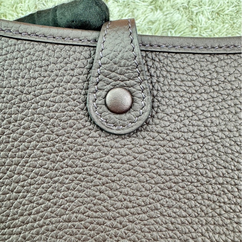 愛馬仕～Hermes  Evelyne16 馬鞍紅 /紅棕色  銀釦  Z刻  ⭕️全新⭕️膠膜未撕⭕️-19