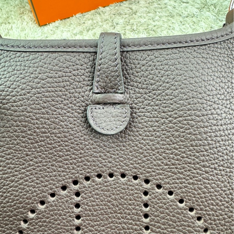 愛馬仕～Hermes  Evelyne16 馬鞍紅 /紅棕色  銀釦  Z刻  ⭕️全新⭕️膠膜未撕⭕️-20