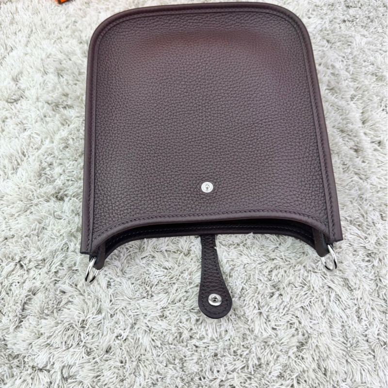 愛馬仕～Hermes  Evelyne16 馬鞍紅 /紅棕色  銀釦  Z刻  ⭕️全新⭕️膠膜未撕⭕️-21