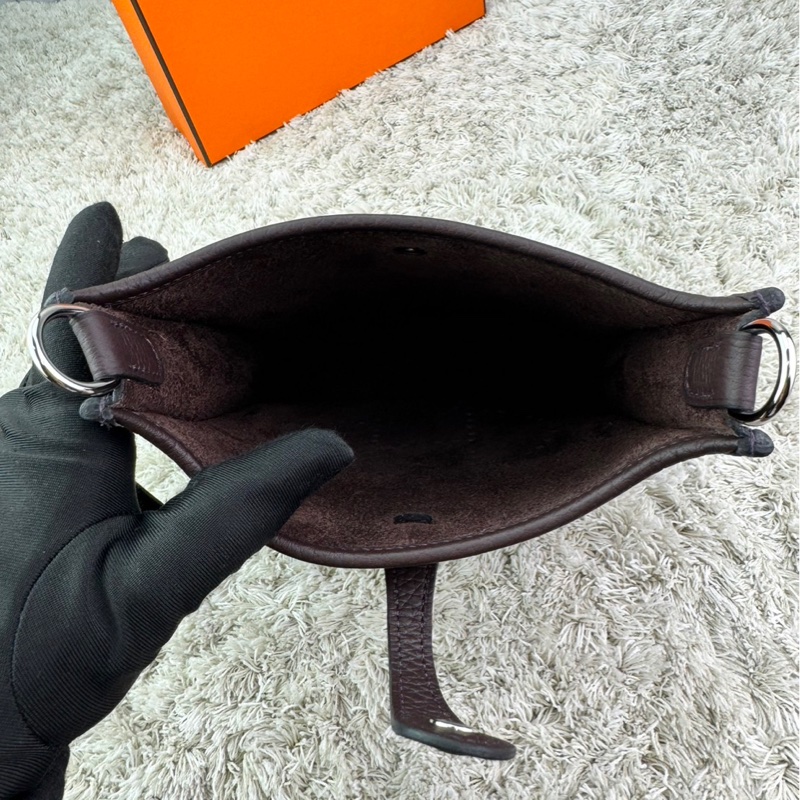 愛馬仕～Hermes  Evelyne16 馬鞍紅 /紅棕色  銀釦  Z刻  ⭕️全新⭕️膠膜未撕⭕️-23