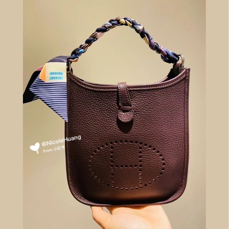 愛馬仕～Hermes  Evelyne16 馬鞍紅 /紅棕色  銀釦  Z刻  ⭕️全新⭕️膠膜未撕⭕️-28