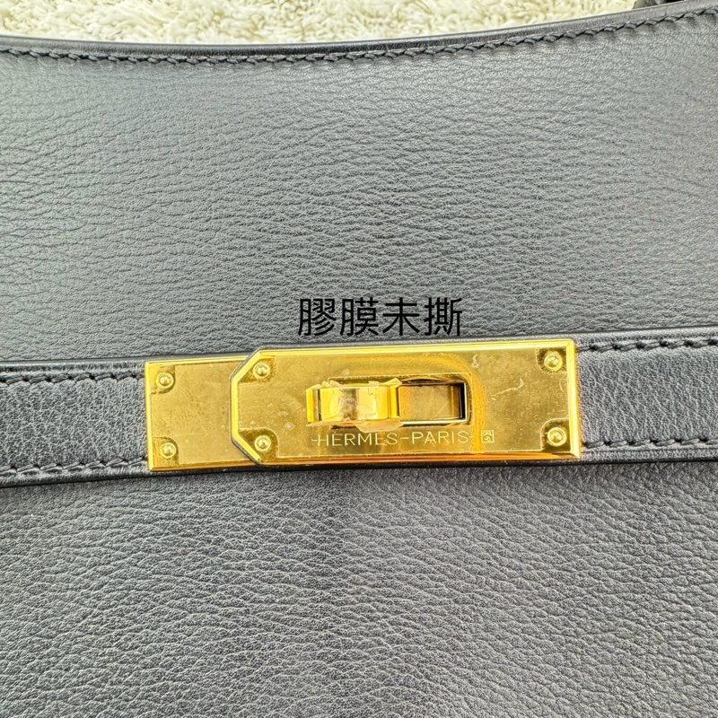 愛馬仕Hermes新款Jypsiere mini 吉普賽 黑色 金扣 evergrain皮 B刻  ⭕️近新品⭕️膠膜未撕⭕️男女都可輕鬆駕馭⭕️-9