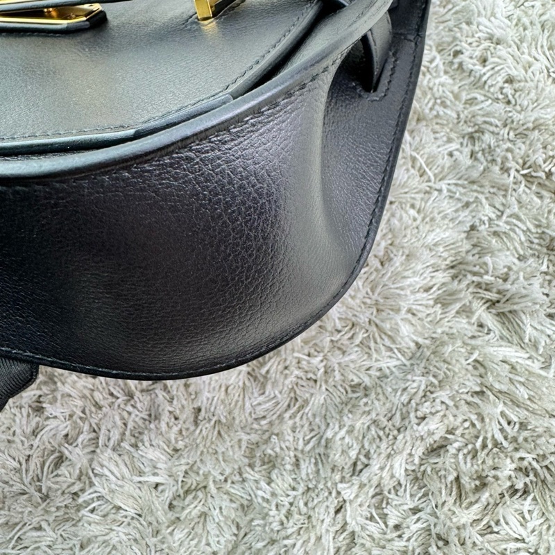 愛馬仕Hermes新款Jypsiere mini 吉普賽 黑色 金扣 evergrain皮 B刻  ⭕️近新品⭕️膠膜未撕⭕️男女都可輕鬆駕馭⭕️-18