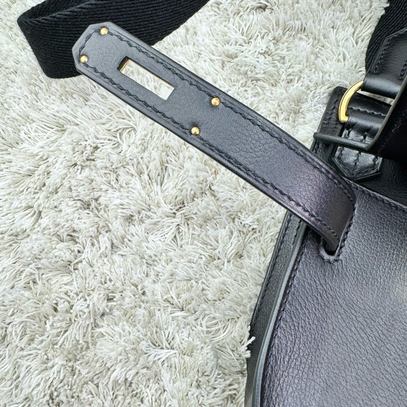 愛馬仕Hermes新款Jypsiere mini 吉普賽 黑色 金扣 evergrain皮 B刻  ⭕️近新品⭕️膠膜未撕⭕️男女都可輕鬆駕馭⭕️-25