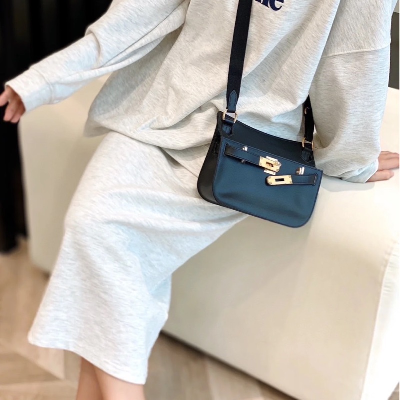 愛馬仕Hermes新款Jypsiere mini 吉普賽 黑色 金扣 evergrain皮 B刻  ⭕️近新品⭕️膠膜未撕⭕️男女都可輕鬆駕馭⭕️-36