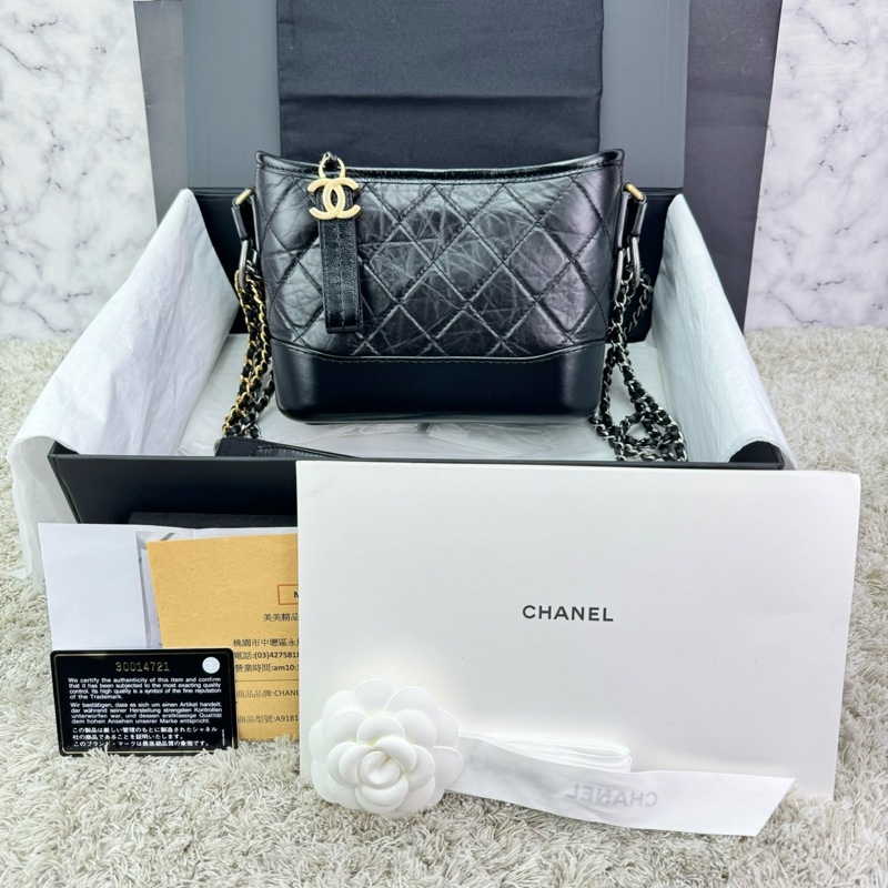 CHANEL 香奈兒流浪包  黑色 小號  ⭕️全新閒置品⭕️高標請99新看待⭕️-0