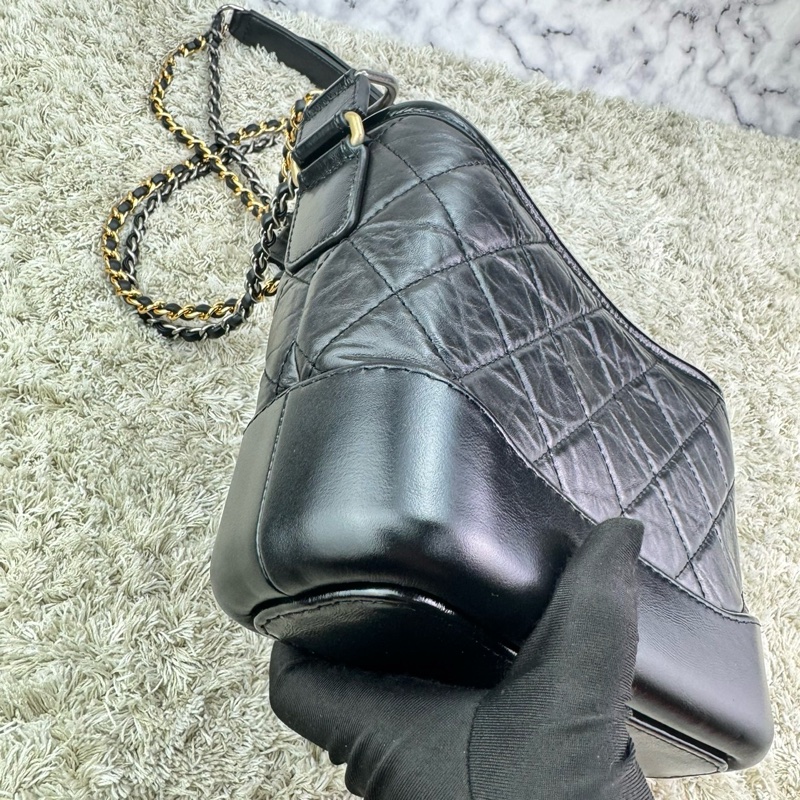 CHANEL 香奈兒流浪包  黑色 小號  ⭕️全新閒置品⭕️高標請99新看待⭕️-12