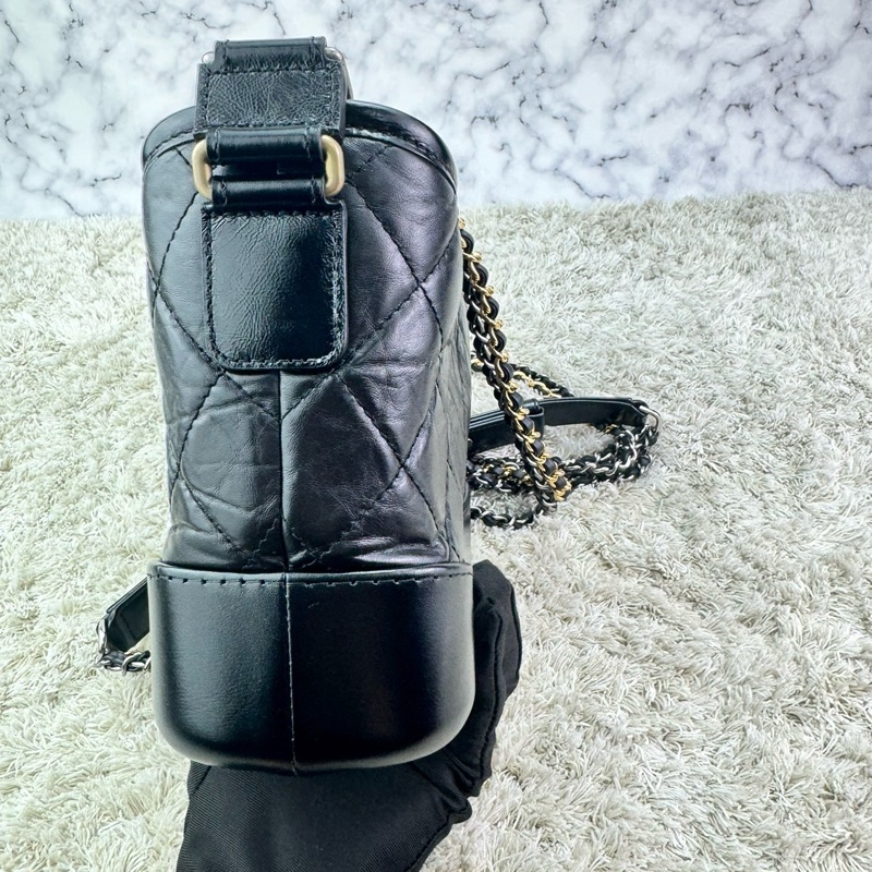 CHANEL 香奈兒流浪包  黑色 小號  ⭕️全新閒置品⭕️高標請99新看待⭕️-13