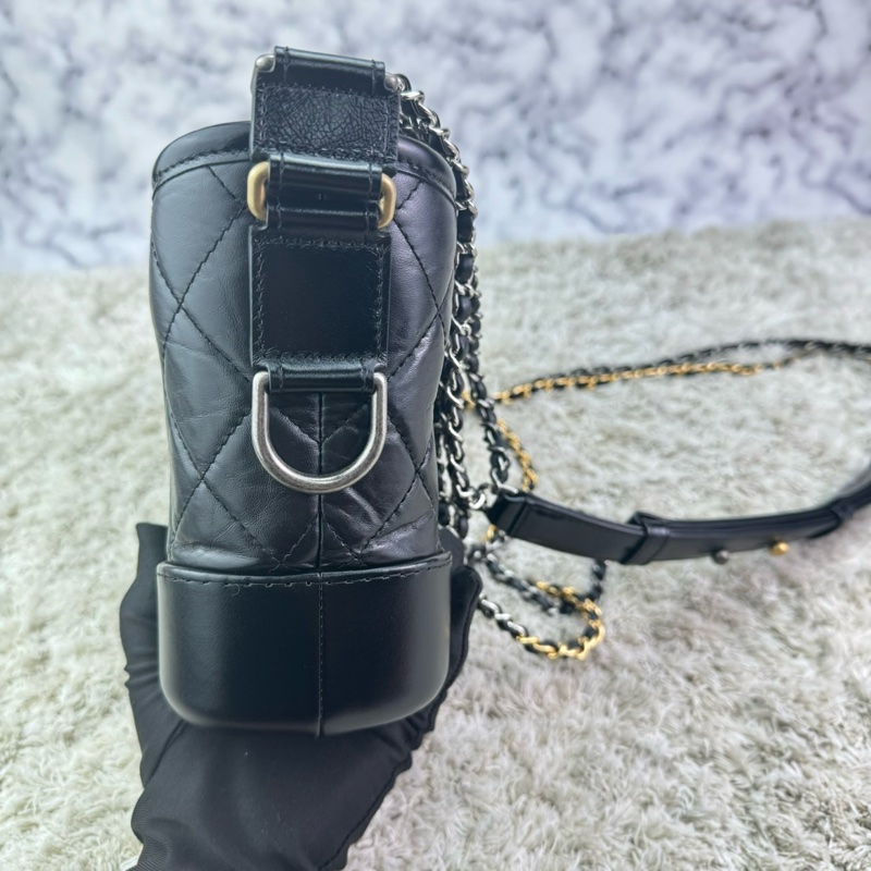 CHANEL 香奈兒流浪包  黑色 小號  ⭕️全新閒置品⭕️高標請99新看待⭕️-14