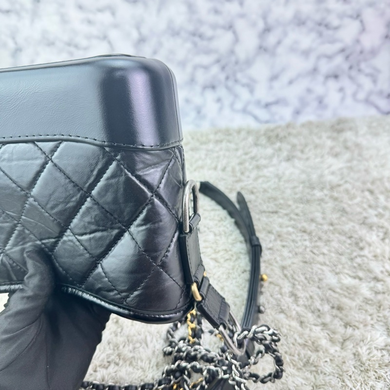 CHANEL 香奈兒流浪包  黑色 小號  ⭕️全新閒置品⭕️高標請99新看待⭕️-17