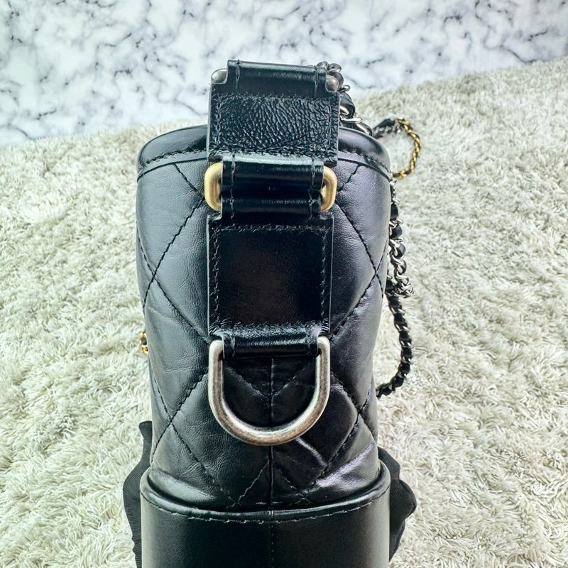 CHANEL 香奈兒流浪包  黑色 小號  ⭕️全新閒置品⭕️高標請99新看待⭕️-21