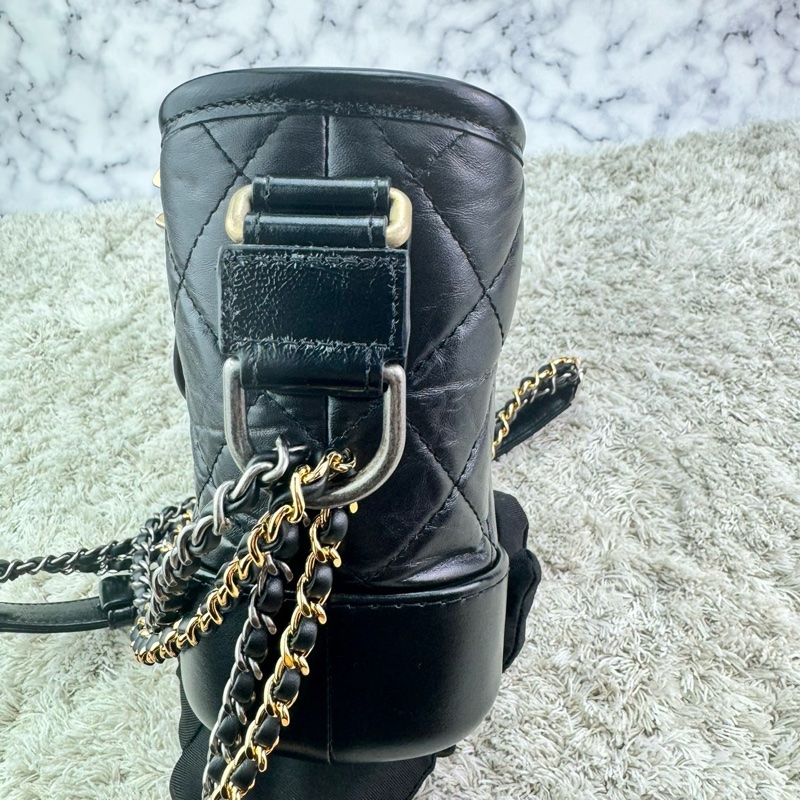 CHANEL 香奈兒流浪包  黑色 小號  ⭕️全新閒置品⭕️高標請99新看待⭕️-22