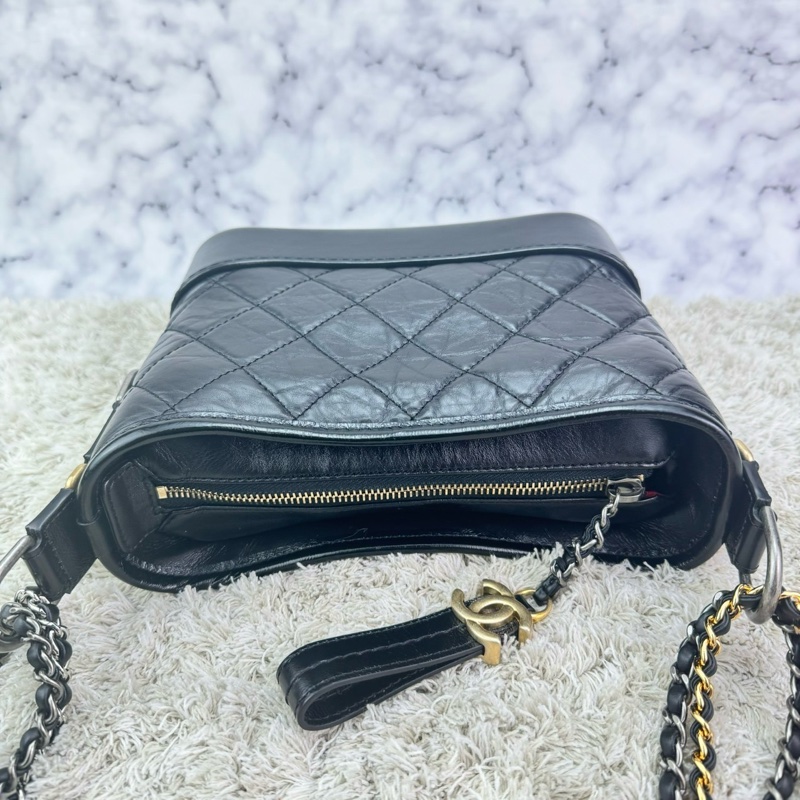 CHANEL 香奈兒流浪包  黑色 小號  ⭕️全新閒置品⭕️高標請99新看待⭕️-23