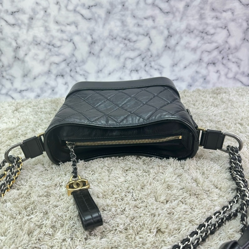 CHANEL 香奈兒流浪包  黑色 小號  ⭕️全新閒置品⭕️高標請99新看待⭕️-24