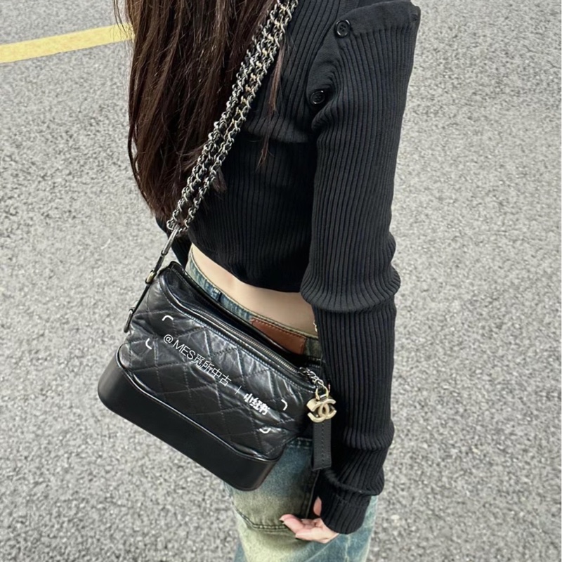 CHANEL 香奈兒流浪包  黑色 小號  ⭕️全新閒置品⭕️高標請99新看待⭕️-31