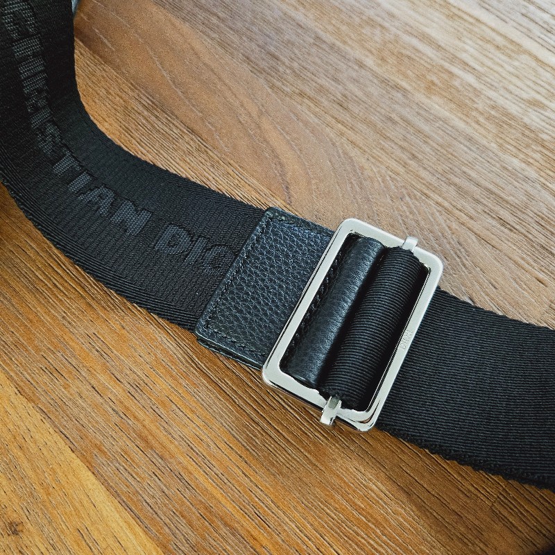 DIOR 黑老花馬鞍胸包-8