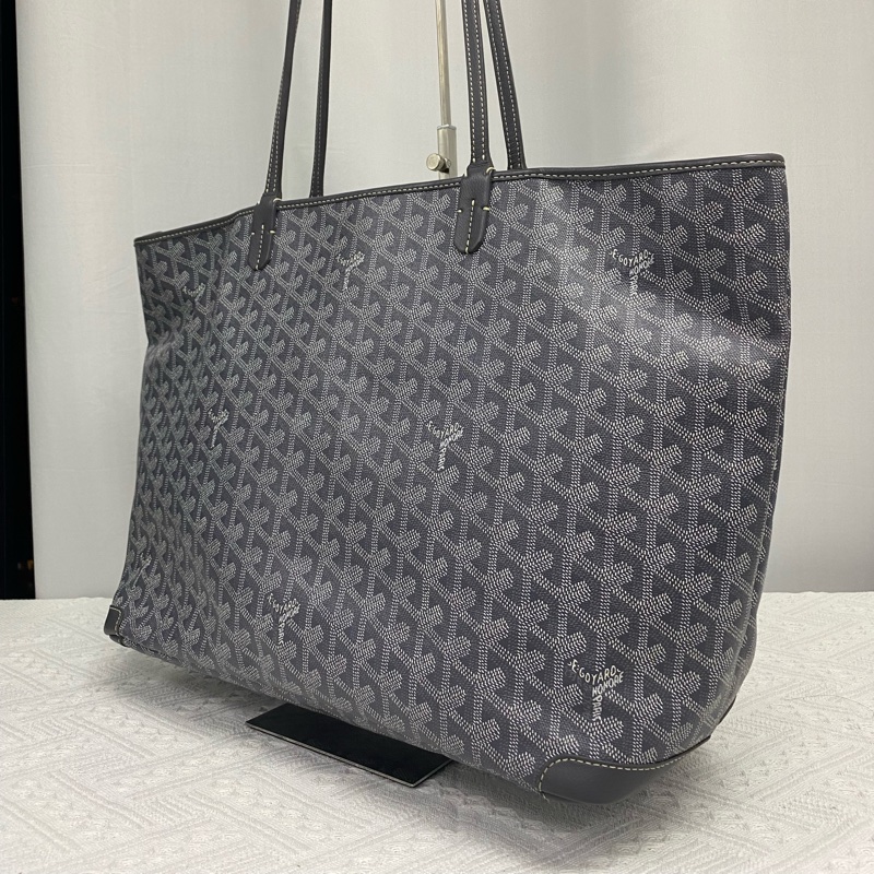 Goyard 戈雅 Artois 拉鏈單肩包 中號 灰色-6