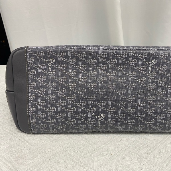 Goyard 戈雅 Artois 拉鏈單肩包 中號 灰色-8