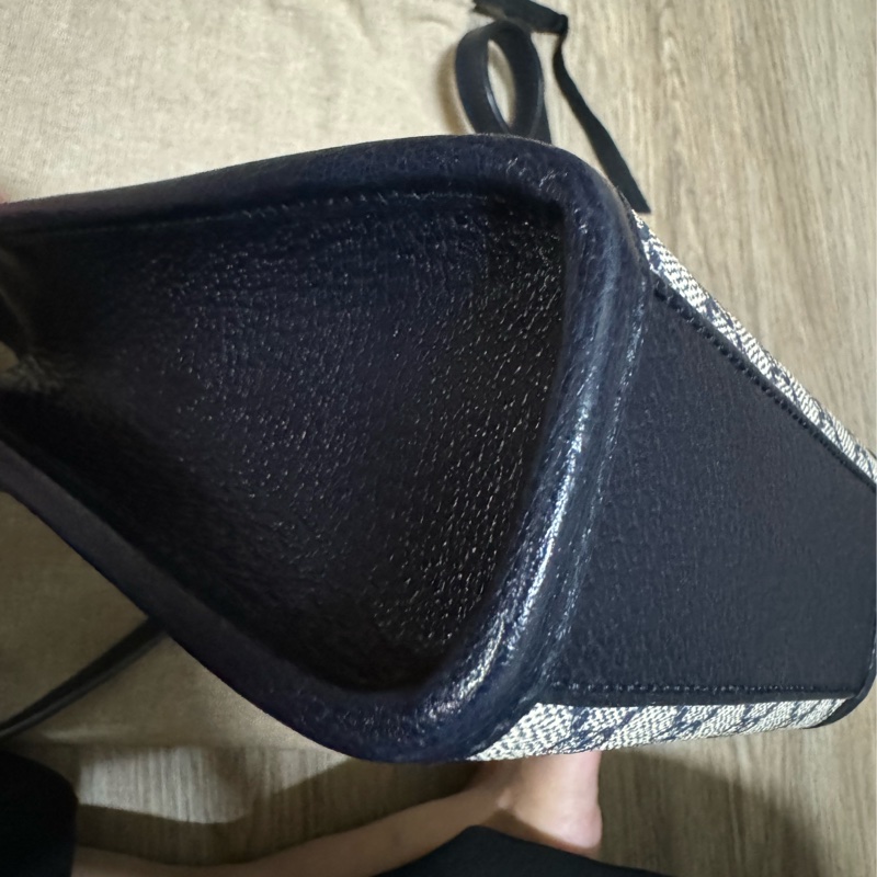 Gucci GG Supreme Mini tote琴譜包黑藍色-19