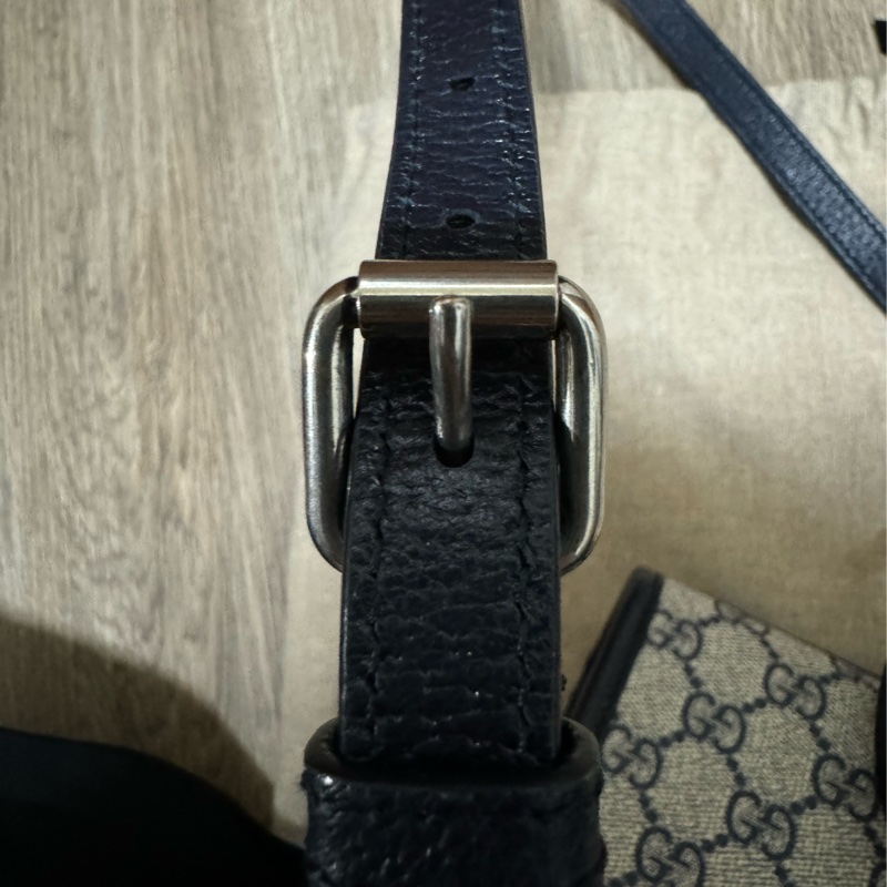 Gucci GG Supreme Mini tote琴譜包黑藍色-24