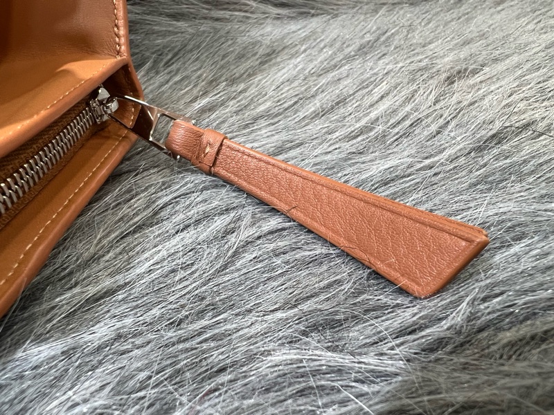 Loewe 焦糖色 咖啡色 Puzzle 短夾 皮夾 錢包 零錢包 中夾-20