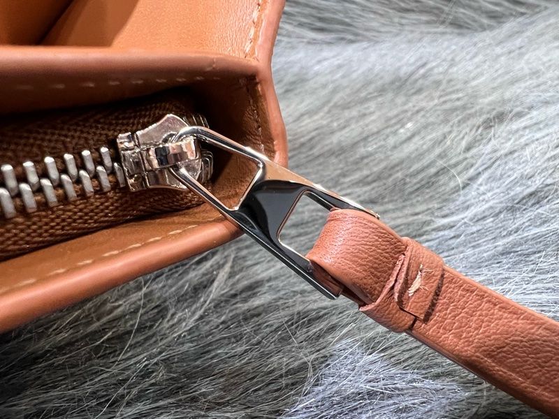 Loewe 焦糖色 咖啡色 Puzzle 短夾 皮夾 錢包 零錢包 中夾-21