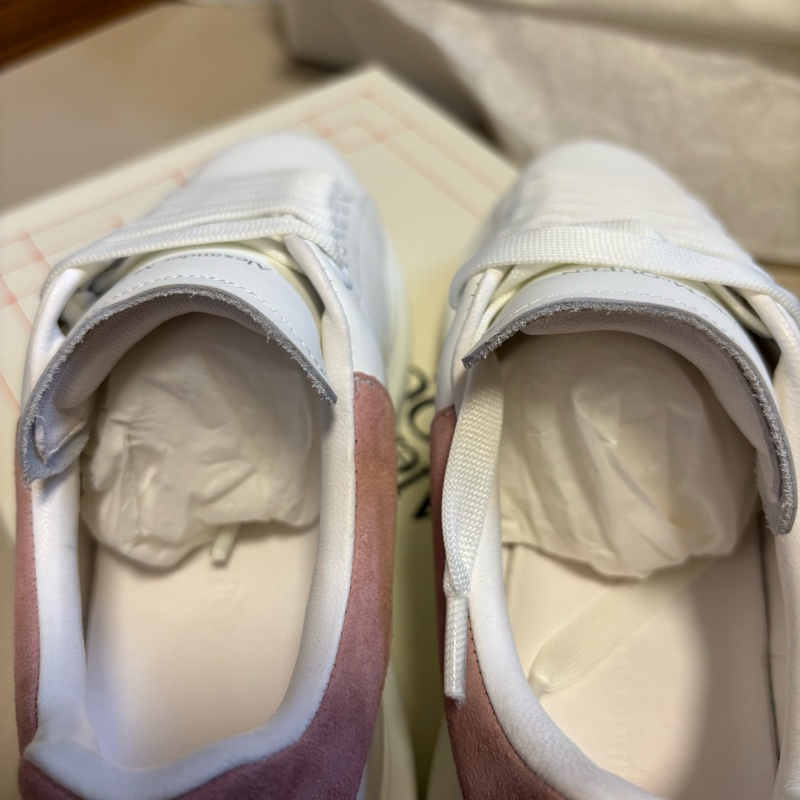 Alexander McQUEEN小白鞋 全新 37號 鞋盒 紙袋 防塵袋-16