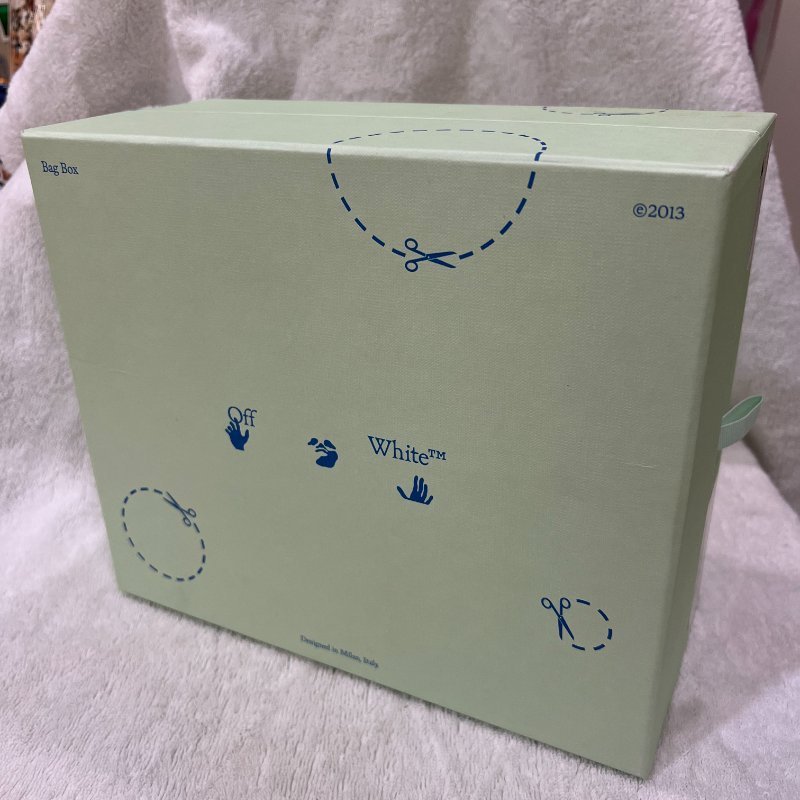 Off-White LOGO印花小牛皮相機包 特殊黑底黃字肩背帶-6