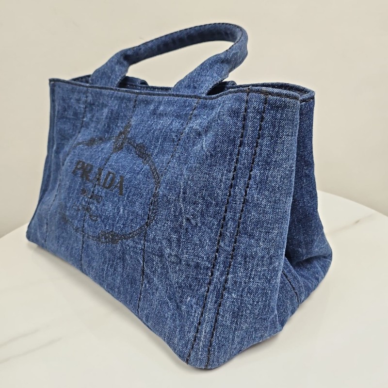 Prada牛仔Tote Bag-5