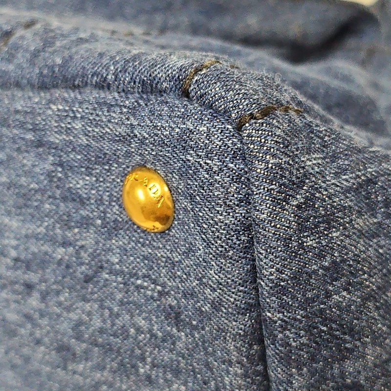 Prada牛仔Tote Bag-16