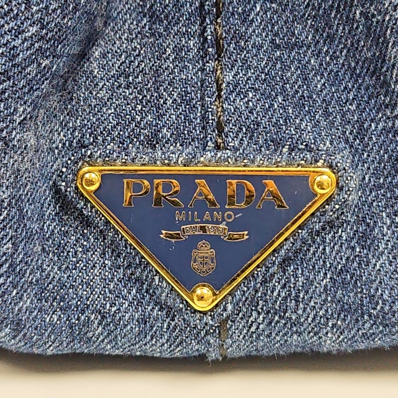 Prada牛仔Tote Bag-18