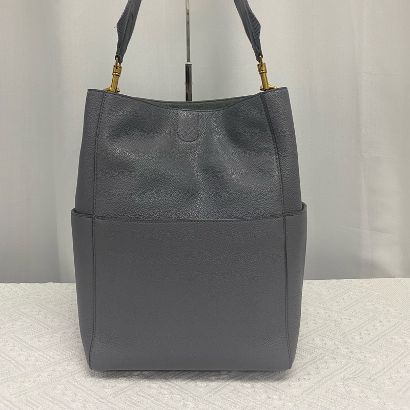 Celine SANGLE BUCKET牛皮革柔軟粒面桶包-3