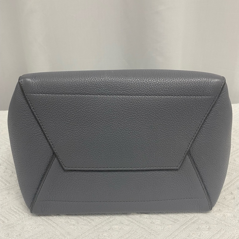 Celine SANGLE BUCKET牛皮革柔軟粒面桶包-10