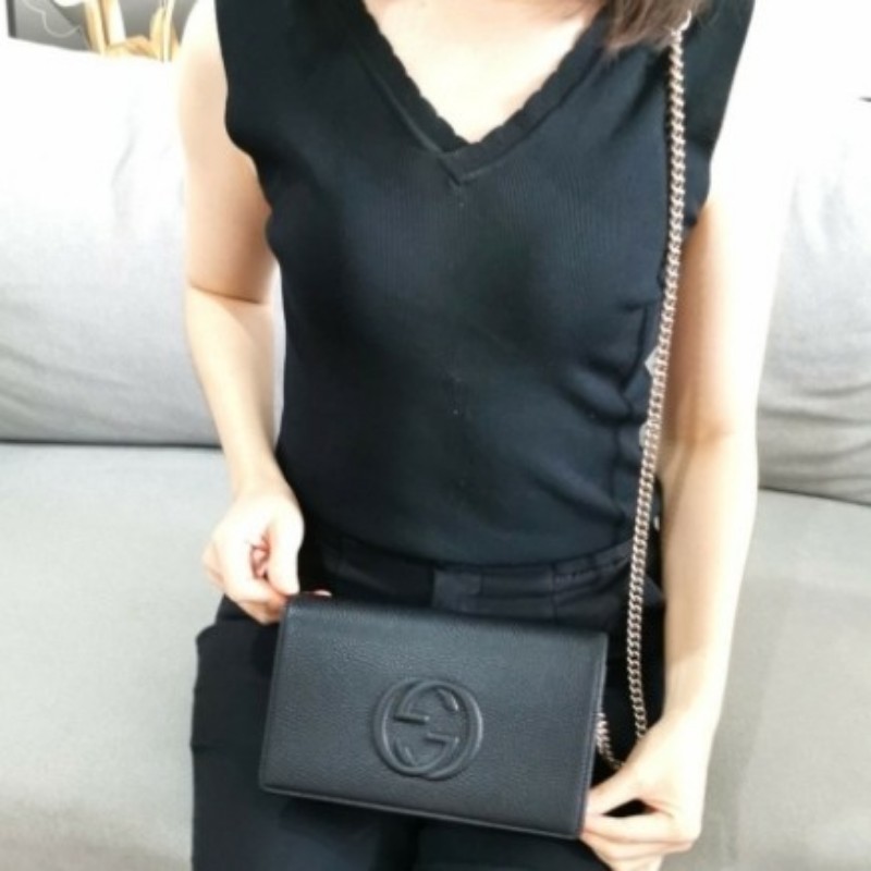 （客戶已訂購)Gucci WOC側背包~特價出清-11