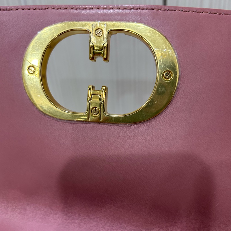 《極新超甜價》Dior caro 20 小號 漸層粉 全配 附台灣購證-13