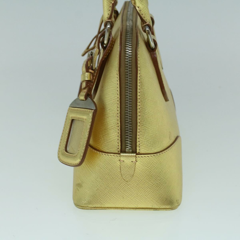 【日本直送】PRADA 手提包 Safiano 皮革 金色 正品 60231A-3