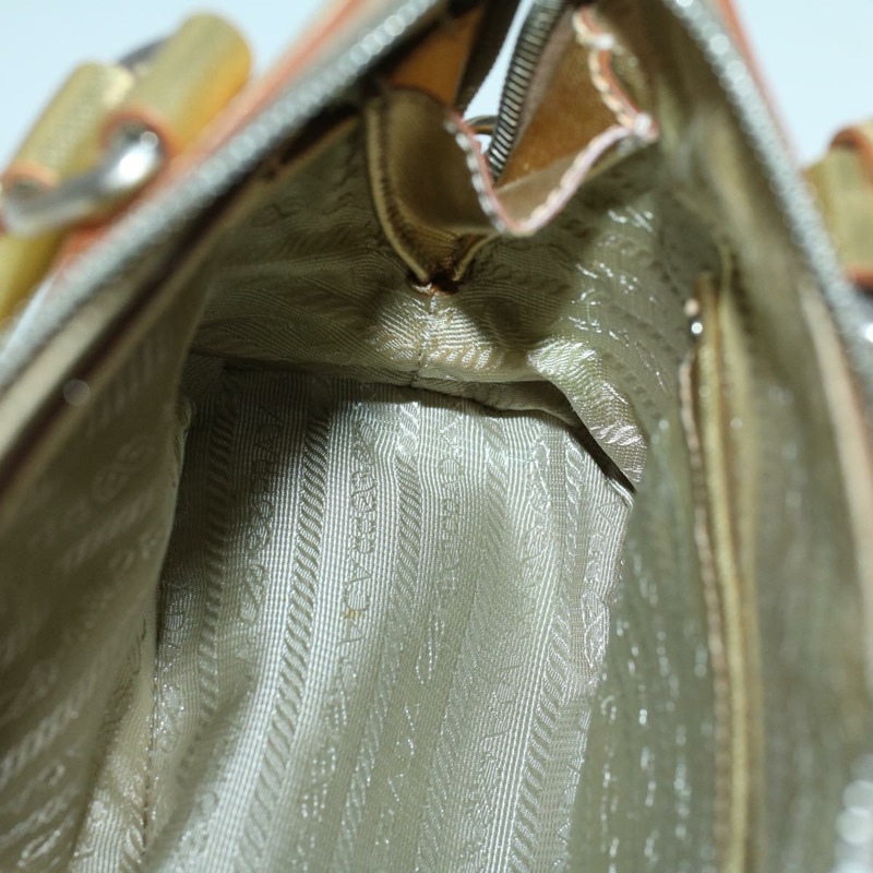 【日本直送】PRADA 手提包 Safiano 皮革 金色 正品 60231A-20
