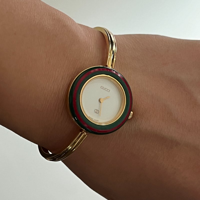 GUCCI Change Bezel Watch 手錶 日本中古vintage-9
