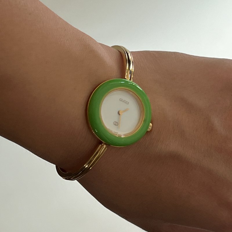 GUCCI Change Bezel Watch 手錶 日本中古vintage-11