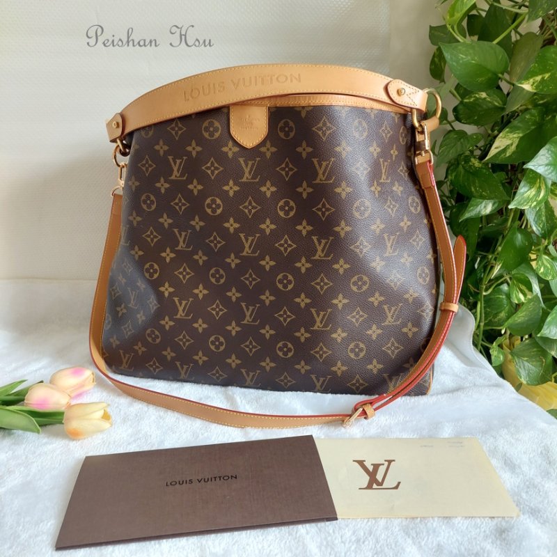 LV Delightful   ( MM/中)  肩背包🌈實品拍照🌈 M40353 肩背包~二手約9.2成新-1