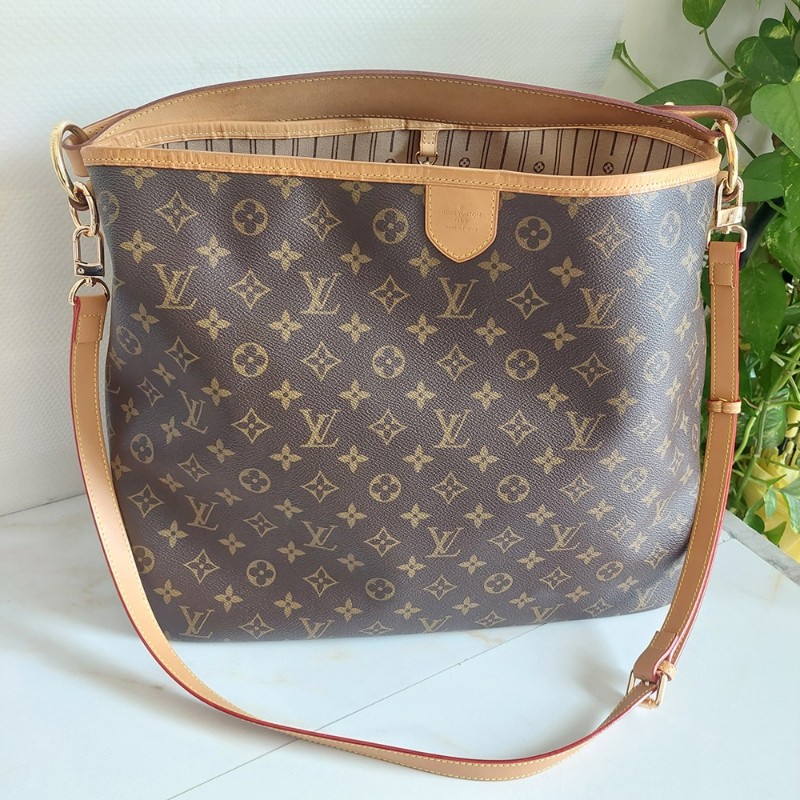 LV Delightful   ( MM/中)  肩背包🌈實品拍照🌈 M40353 肩背包~二手約9.2成新-6