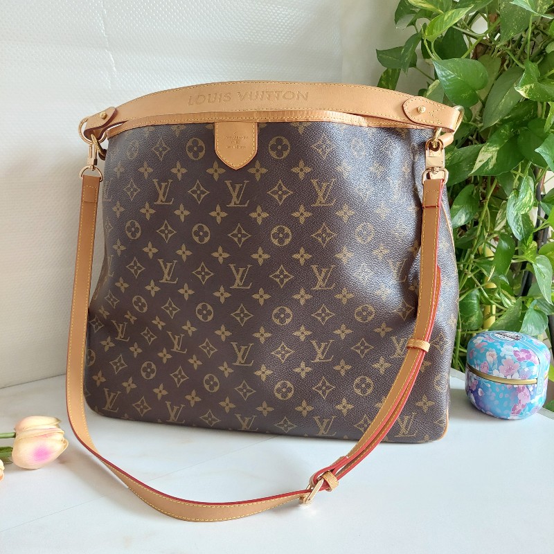 LV Delightful   ( MM/中)  肩背包🌈實品拍照🌈 M40353 肩背包~二手約9.2成新-18