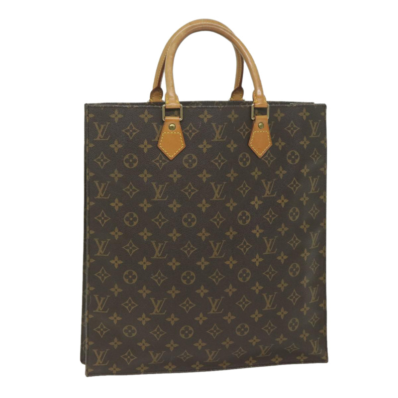 【日本直送】路易威登 Monogram Sac Plat 手提包 M51140 LV 正品 th4339-0
