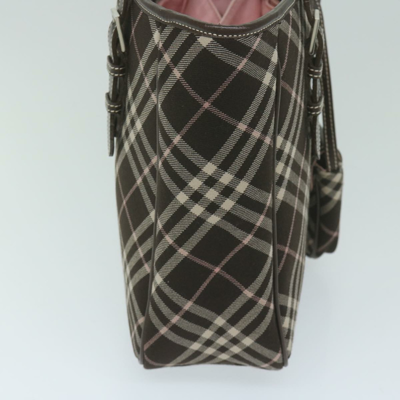 【日本直送】BURBERRY Nova 格紋藍標單肩包帆布棕色正品 60062-3