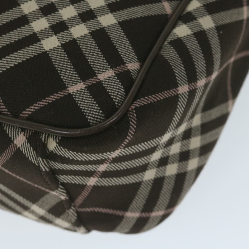 【日本直送】BURBERRY Nova 格紋藍標單肩包帆布棕色正品 60062-14