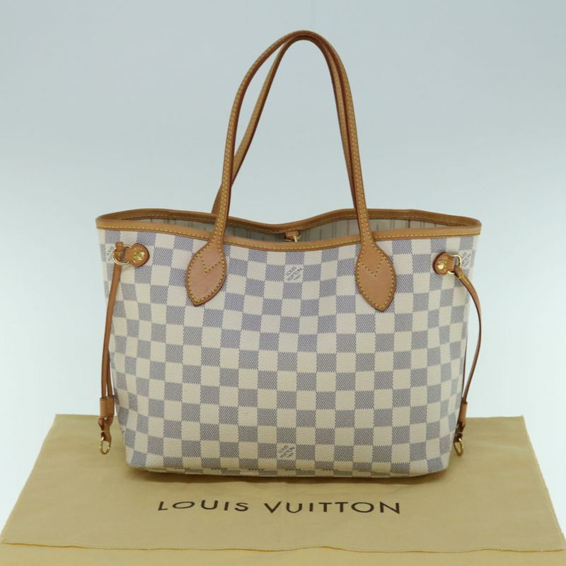 【日本直送】路易威登 Damier Azur Neverfull PM 托特包 N41362 LV 授權 62899A-11