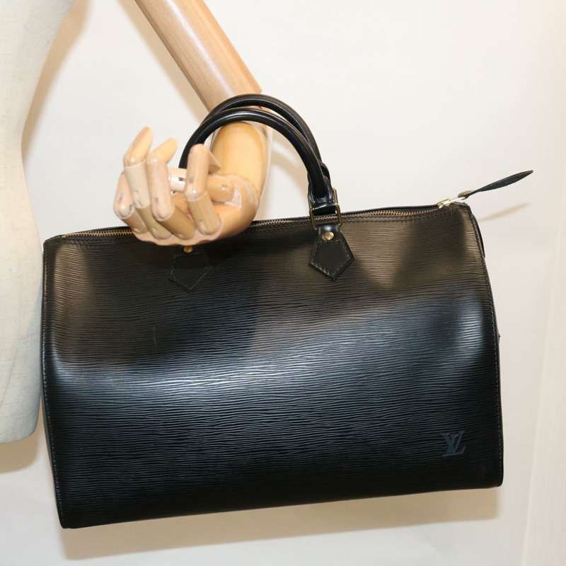 【日本直送】路易威登 Epi Speedy 35 手提包 黑色 M42992 LV 正品 64285-22