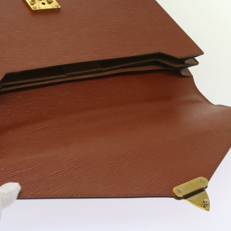 【日本直送】路易威登 Epi Serviette Conseiller 公事包 棕色 M54423 LV 正品 66184-18